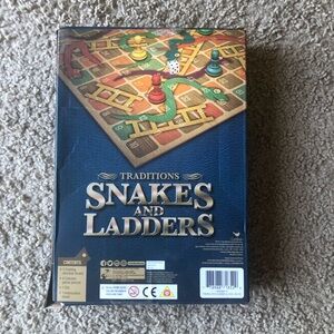Spin Master Traditions Sneakes and Ladders board game